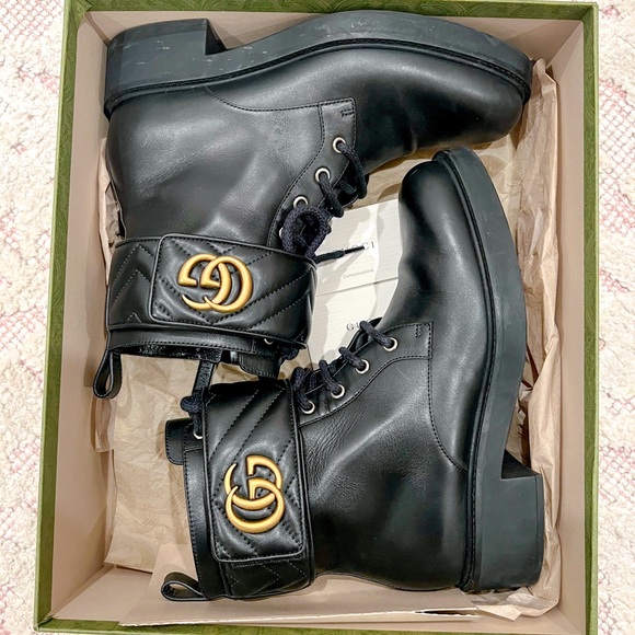 Gucci Black Leather Men's Boots - Picture 4 of 12